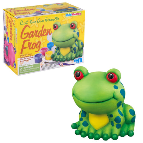 Paint Your Own Terracotta Garden Frog