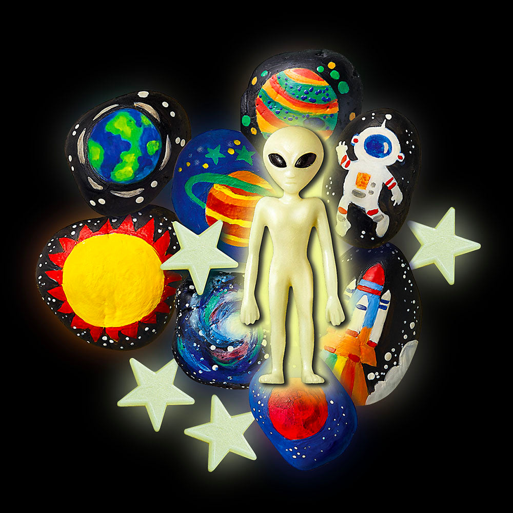 Glow In The Dark Space Rock Painting Kit (1 EA)