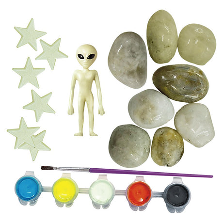 Glow In The Dark Space Rock Painting Kit (1 EA)