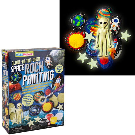 Glow In The Dark Space Rock Painting Kit (1 EA)