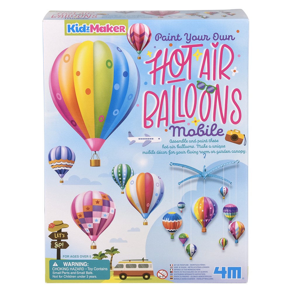 Paint Your Own Hot Air Balloons Mobile