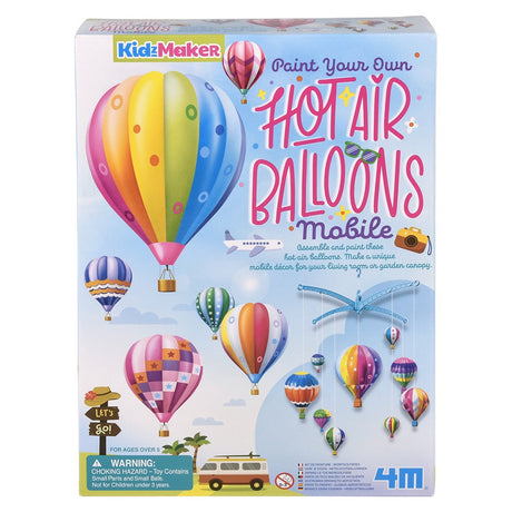 Paint Your Own Hot Air Balloons Mobile