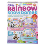 Glitter Rainbow Snow Domes
