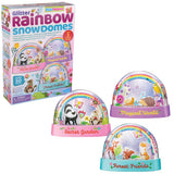 Glitter Rainbow Snow Domes