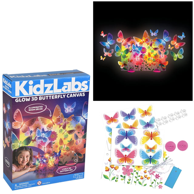 Glow Butterfly Canvas Light