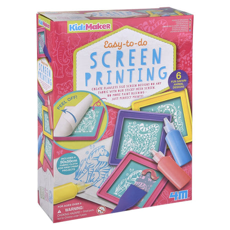Screen Printing Kit for Kids (Ages 5+)