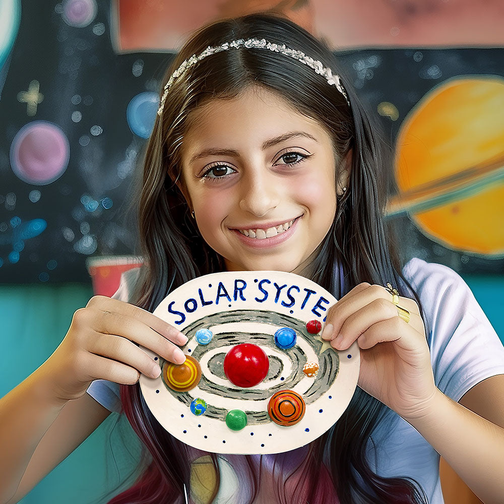 Solar System Stone Mould & Paint Stepping Stone