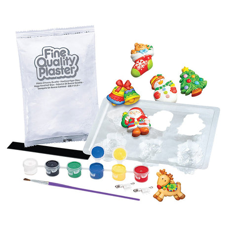 Christmas Magnets 3D Mould & Paint Kit