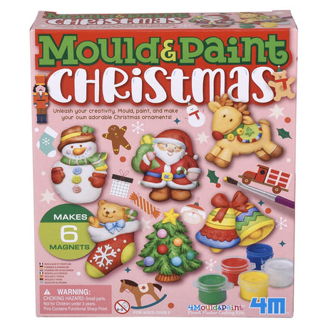 Christmas Magnets 3D Mould & Paint Kit