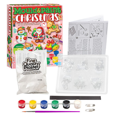 Christmas Magnets 3D Mould & Paint Kit