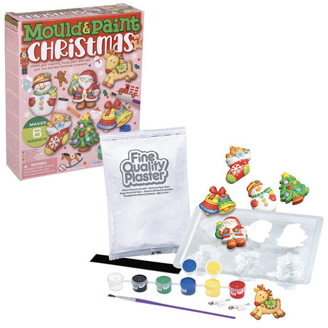 Christmas Magnets 3D Mould & Paint Kit
