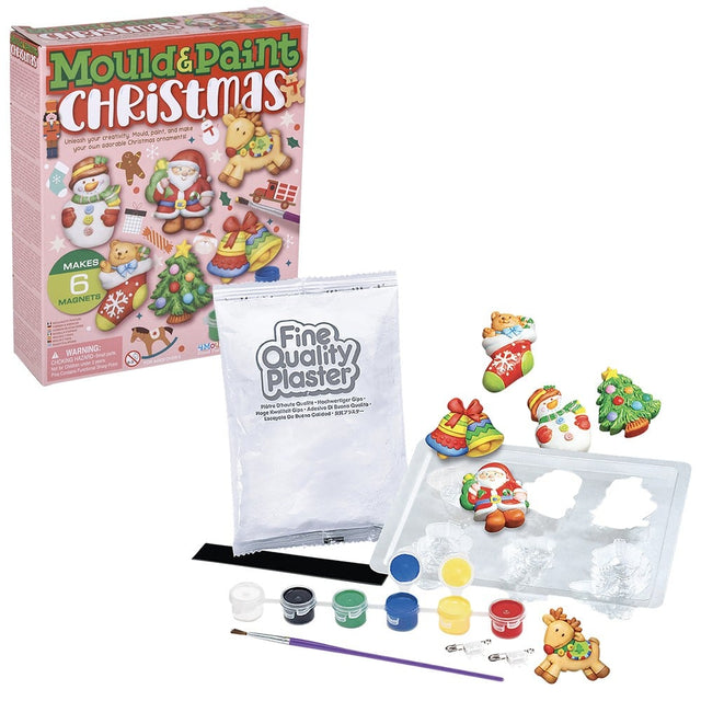 Christmas Magnets 3D Mould & Paint Kit