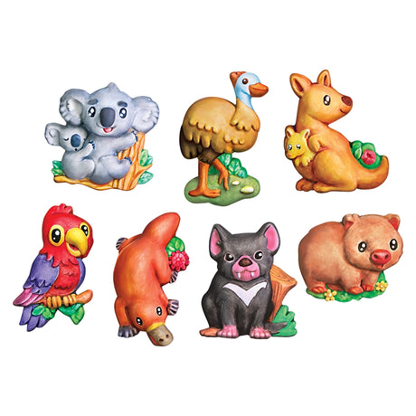 Australian Animals Mould & Paint Kit