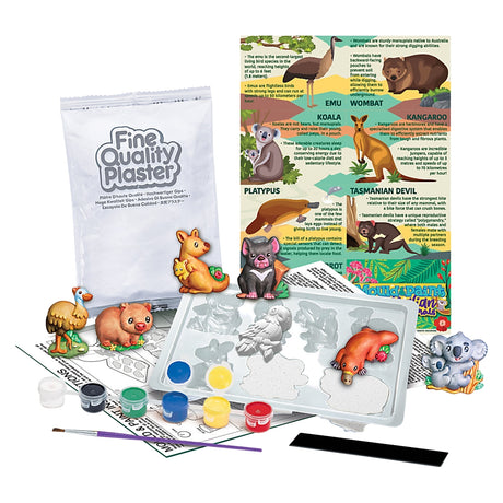 Australian Animals Mould & Paint Kit