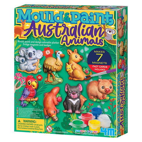 Australian Animals Mould & Paint Kit