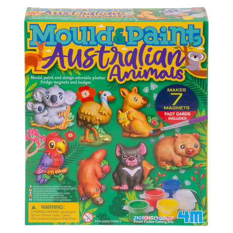 Australian Animals Mould & Paint Kit