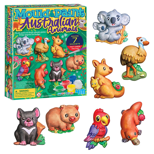Australian Animals Mould & Paint Kit