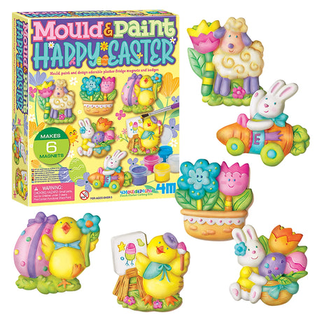 Easter Magnets 3D Mould & Paint Kit