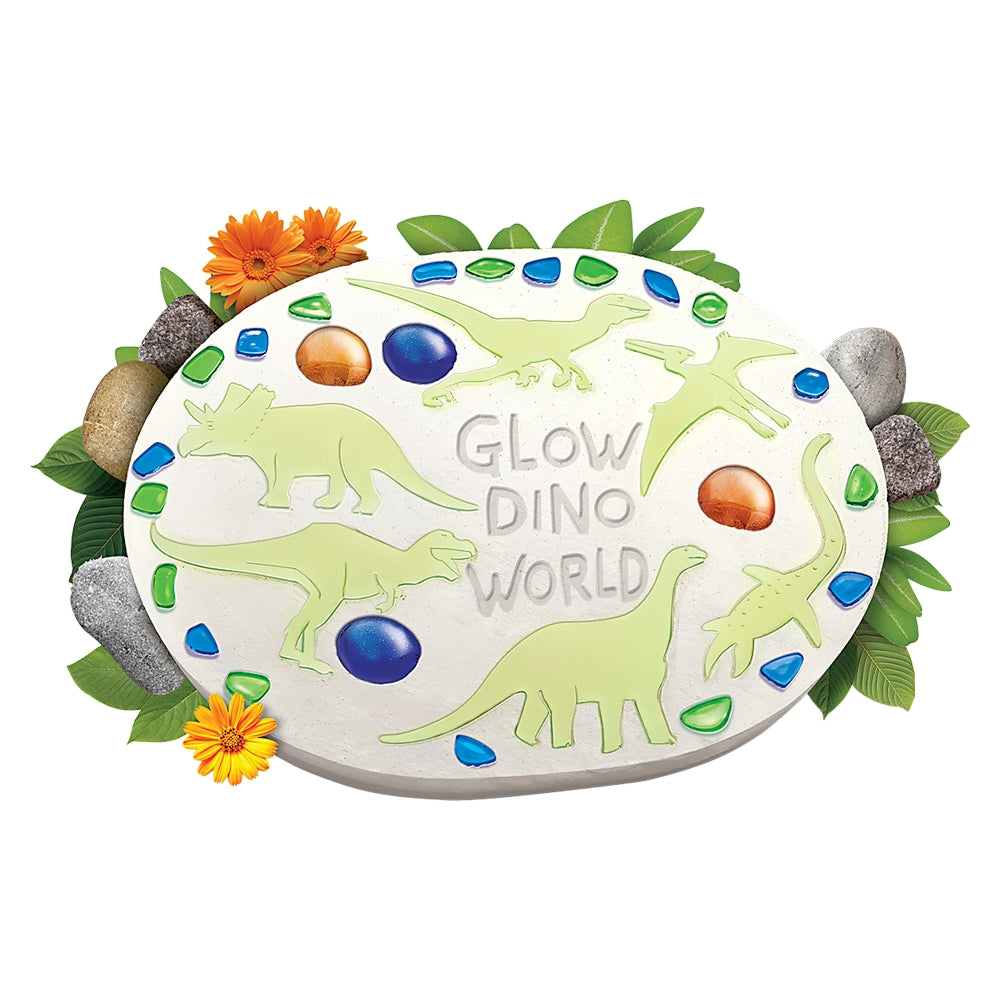 Glow Dinosaur Garden Stepping Stone Kit