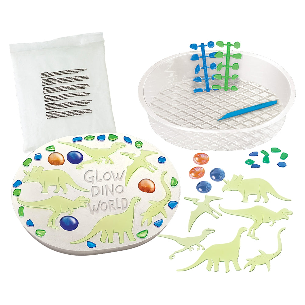 Glow Dinosaur Garden Stepping Stone Kit