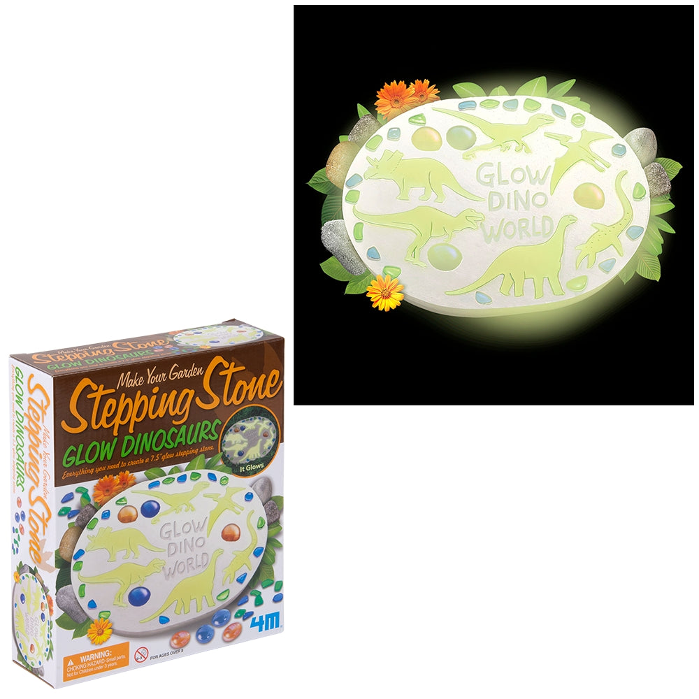 Glow Dinosaur Garden Stepping Stone Kit