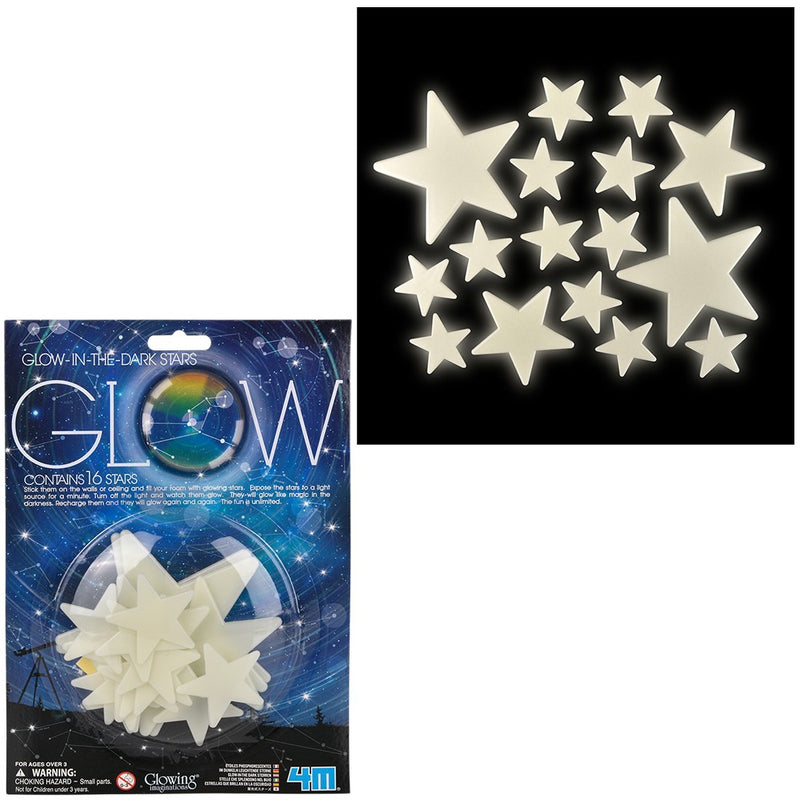 Glow-In-The-Dark Stars (16 Stars)