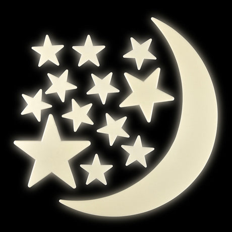 Glow-In-The-Dark Moon & Stars
