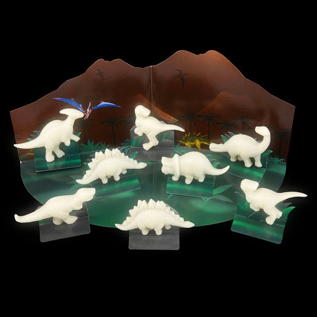 Glow-In-The-Dark 3D Dinosaur Stickers
