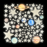 Glow Planets & Stars 100-Piece Set