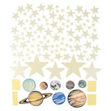 Glow Planets & Stars 100-Piece Set