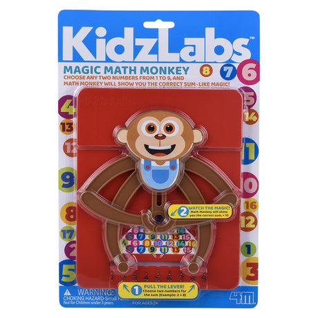 Math Monkey Learning Toy (1 PC)