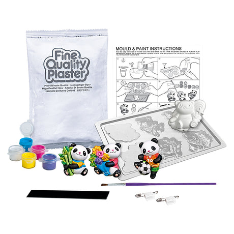 Mould & Paint Cute Panda Craft Kit