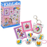 Mini Cross-Stitch Buttons (1 PC)