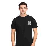 Pack: 12 Fast DIY Custom T-Shirts – Print Your Unique Design on Front & Back (Black)