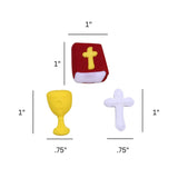 Religious Christian Edible Cake Cupcake Toppers 15 Count