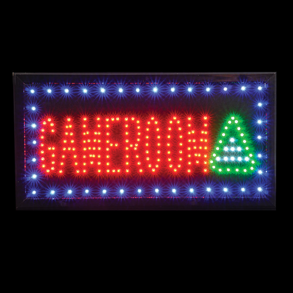 Light-Up Game Room Sign 10" x 19"