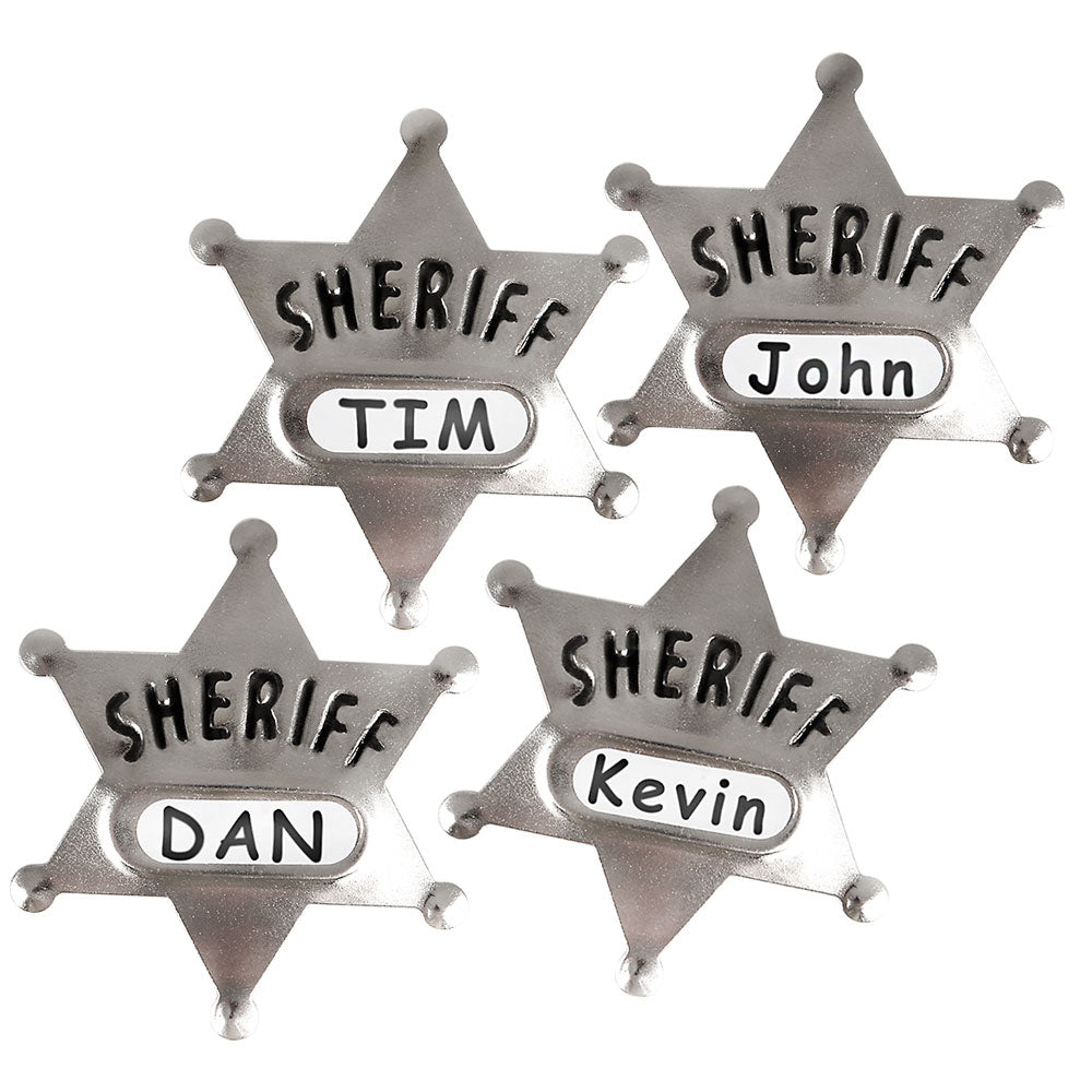 Metal Sheriff Badge (1 DZ)