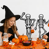 2-Pack LED Skeleton Halloween Yard Decorations Set