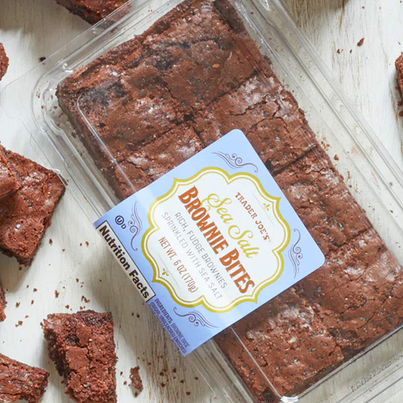 Trader Joe’s Sea Salt Brownie Bites 6 Oz