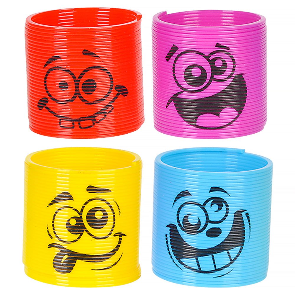 Silly Face Coil Spring (50 Pc Poly Bag)
