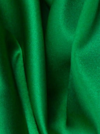 Stretch Silk Charmeuse Kelly Green
