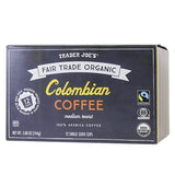 Colombian Coffee Cups Fair Trade Organic 10 Cups