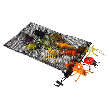 Insect Figures in Mesh Bag