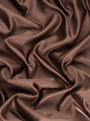 Stretch Silk Charmeuse Chocolate Brown