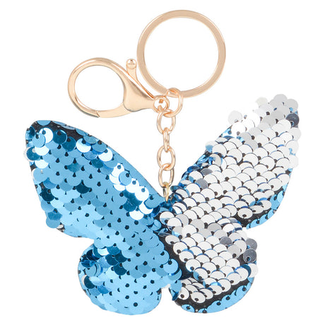 Flip Sequin Butterfly Keychain (12 PC Bag)