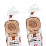 Whole Wheat English Muffins 12 Oz
