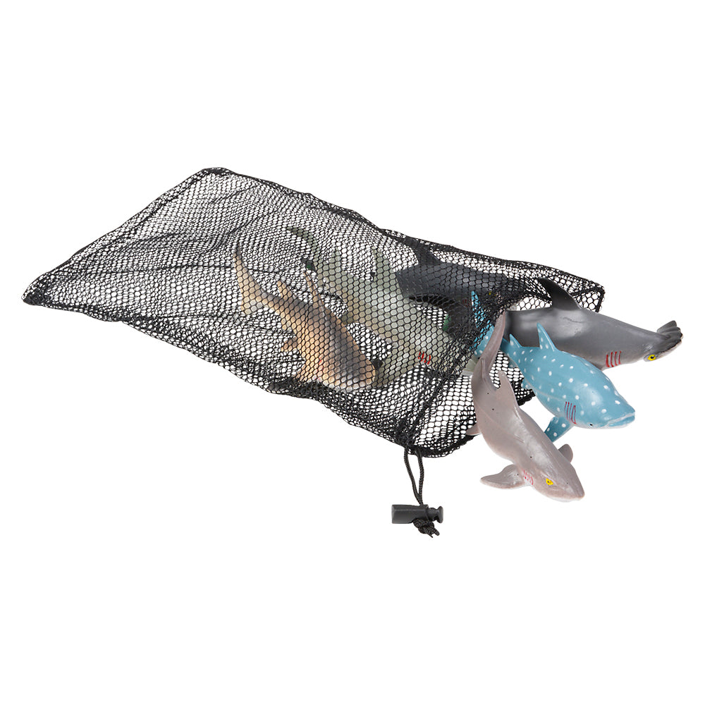 Shark Assortment Set (6 Pc Mesh Bag)