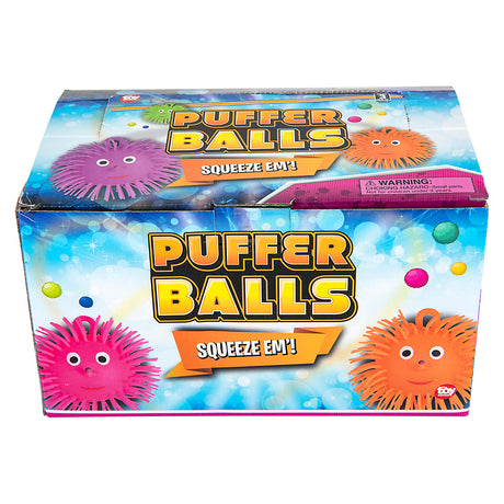 Puffer Ball With Eyes (12 PC Display)