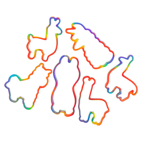 Llama Rainbow Silicone Stretch Bands (1 CNS)