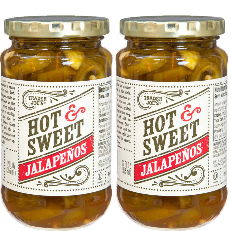 Trader Joe’s Hot & Sweet Jalapenos 12 Fl Oz